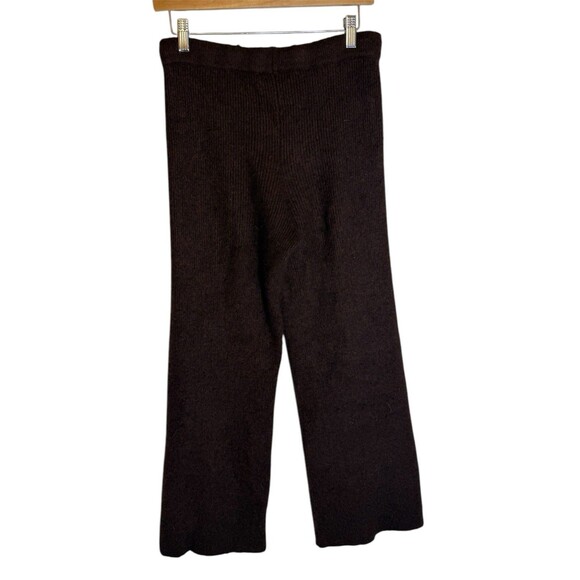 Naadam Luxe Merino Cashmere Wide Leg Pant Brown Size Medium - Picture 2 of 3